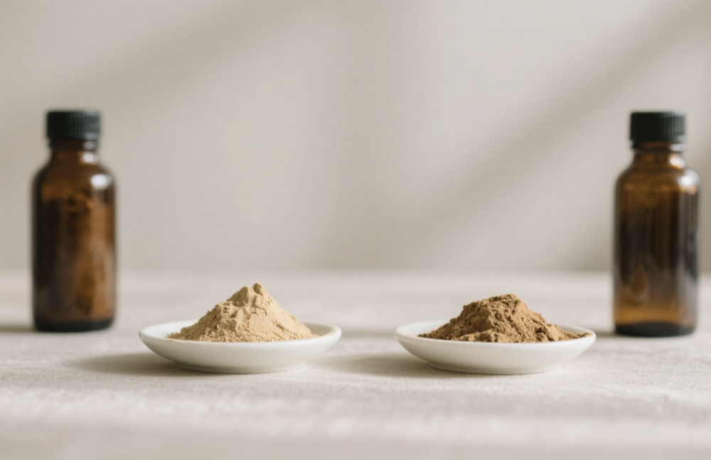 2 different maca powders comparision