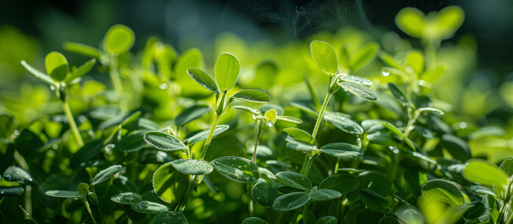 bockhornsklover vaxt