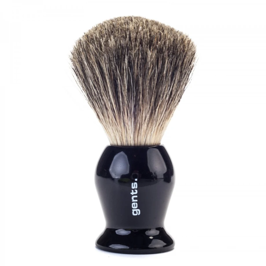 Gents Rakborste Pure Badger Ebony